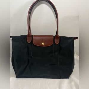 Longchamp LePilage Tote - Small Gunmetal